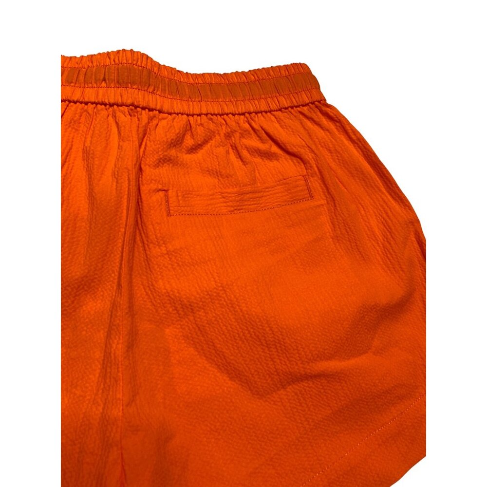 NWT Everlane Orange Seersucker Boxer Shorts-sz Small - Picture 8 of 10
